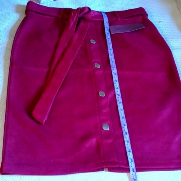 New sexy skirt size L burgundy love Scarlett - Picture 3 of 9